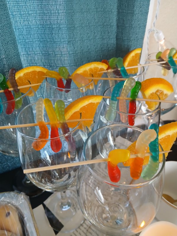Styled brunch spread on a decorated table